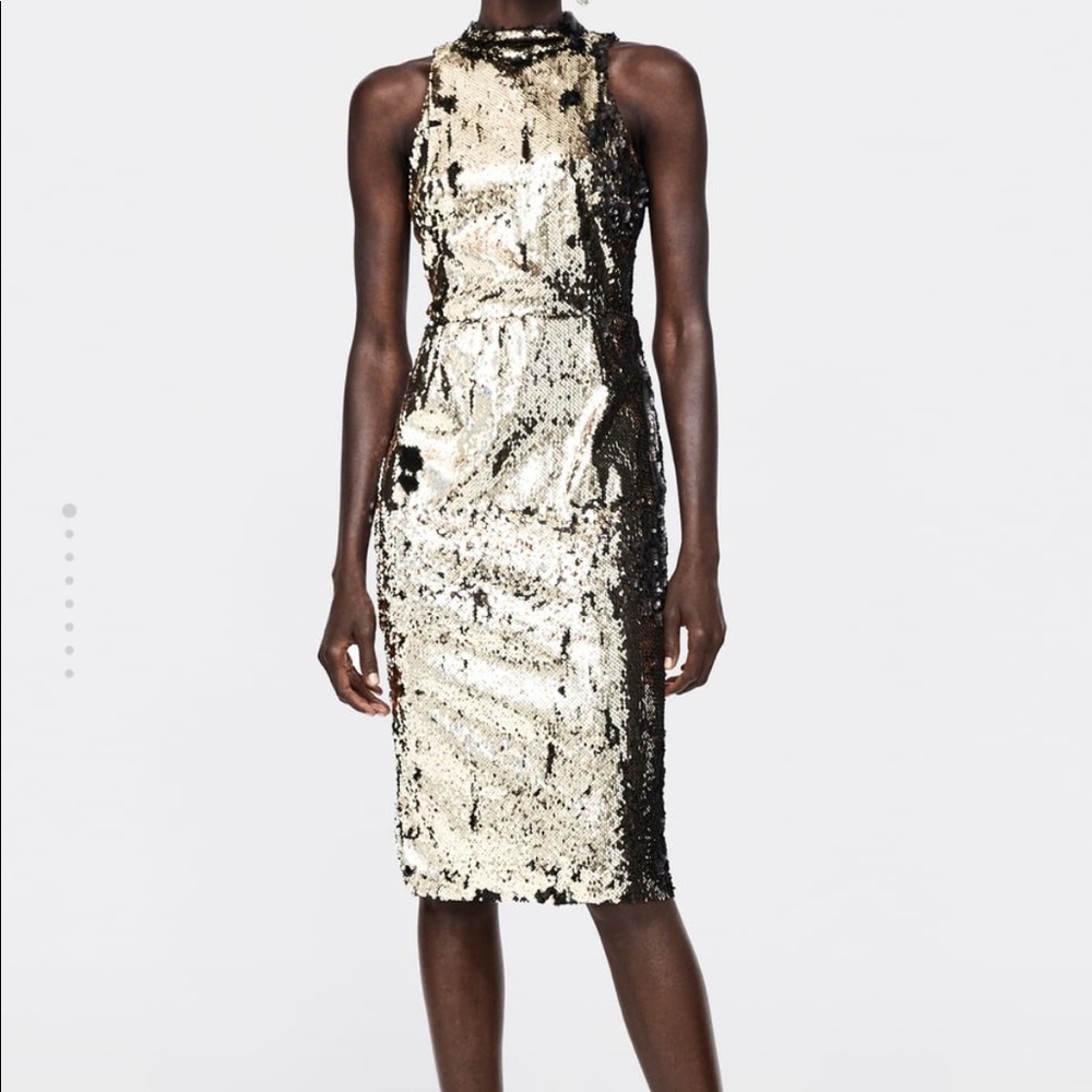 New with tags Zara sequin cocktail dress.